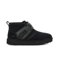 保暖服饰、限尺码：UGG 秋冬男士纯色平底纽姆搭扣休闲雪地靴 1118570 黑色