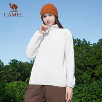 CAMEL骆驼户外抓绒衣男 2025春秋立领摇粒绒上衣保暖半拉链卫衣外套女