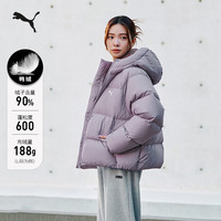 600蓬90绒鸭绒羽绒服女子PUMA彪马冬保暖外套 684079 浅紫色-30 L