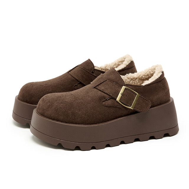 WESTLINK 西遇 厚底加绒勃肯鞋（多色可选）