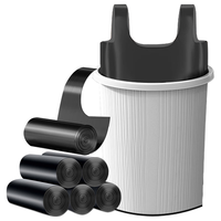 家杰优品背心手提式垃圾袋 厨房用超厚120只 45*50cm家用黑色 垃圾桶分类