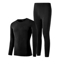 花花公子秋衣秋裤纯棉全棉男士无痕棉毛衫保暖内衣女生套装秋冬季