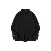 乔丹 山神卫衣女全身Polartec立领抓绒衣徒步加厚套头衫冲锋衣保暖内胆 黑色 Polartec套头-女 XL