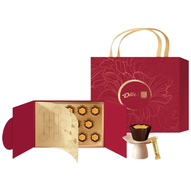 德芙 X东阿阿胶联名 黑巧克力礼盒140g 保养 送 休闲零食 德芙&东阿阿胶巧克力礼盒装140g