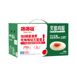 咯咯哒 灭菌富硒鸡蛋可生食礼盒20枚