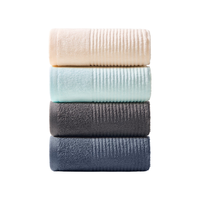 洁丽雅毛巾 纯棉全棉100%洗脸毛巾不易掉毛7A级抗菌柔软男士洗澡 2条 【A类纯棉】毛巾-深棕+深灰 2条