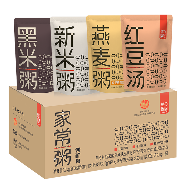 魅力厨房 速食粥组合 300g*4袋