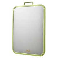 ASD 爱仕达 GJ28C5WG 双面砧板(39*28*1.7cm、304不锈钢+食品级PP、春芽绿)