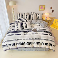 多兰诗 牛奶绒四件套 秋冬加厚款