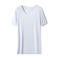 YALU/雅鹿 清爽透气 男士短袖T恤 白色 3XL