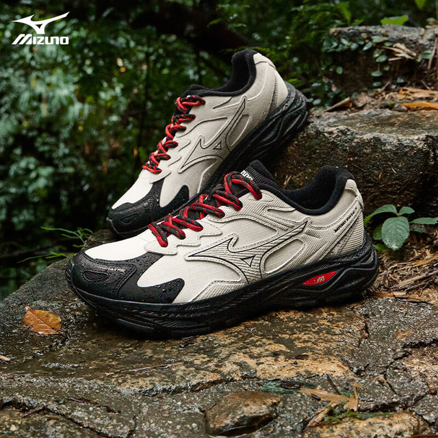 美津浓 男女经典复古潮流老爹鞋防泼水运动跑步鞋RACER S 2.0