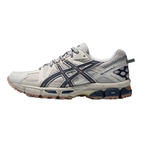 ASICS亚瑟士GEL-KAHANA 8女子越野跑鞋户外徒步透气登山鞋运动鞋 灰色/蓝色 37