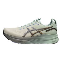 亚瑟士ASICS跑步鞋女鞋稳定运动鞋透气耐磨舒适跑鞋 GEL-KAYANO 32 CP 米白/绿色 3