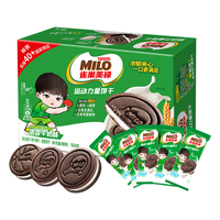 雀巢美禄运动力量饼干504克牛奶味夹心饼干独立包装早餐零食徐福记
