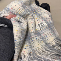 夏娃的色彩 秋冬学生情侣披肩百搭保暖