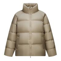 森马羽绒服男2024冬季新款加厚短款外套三防发热面包服情侣上衣潮