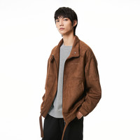 【商场】杰克琼斯秋冬款宽松夹克外套男装225409001 E10深棕色 195/112A/XXXL