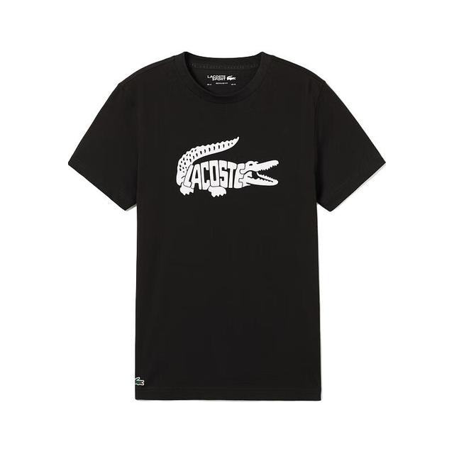 LACOSTE 男装24年休闲百搭短袖T恤|TH8937 258/黑色 4 /175