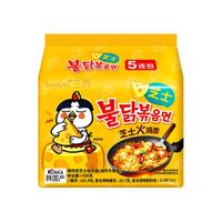 三养韩国芝士火鸡拌面140g*5包*8袋方便面油炸
