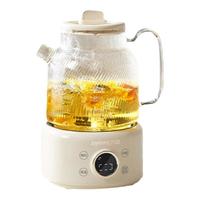 九阳全玻璃恒温养生壶家用多功能办公室小型煮花茶烧水壶WY101
