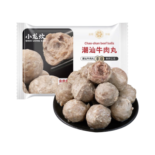 小龙坎牛肉丸潮汕手打 火锅食材关东煮丸子丸料空气炸锅麻辣烫