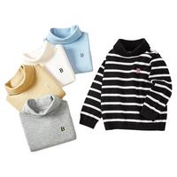 巴拉巴拉童装儿童毛衣男童女童2025套头针织衫冬中高领打底衫