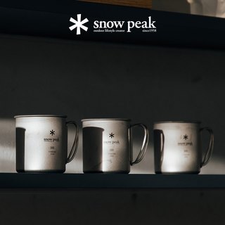 SnowPeak雪峰钛杯单双层金色办公室露营茶杯咖啡杯MG143