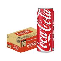 可口可乐（Coca-Cola）日本原装进口 经典红罐 碳酸饮料  ml*24瓶