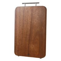 原森太 抗菌黑金檀整木菜板家用防霉加大加厚切菜板剁骨案板实木菜墩 [抗菌]40*28*2.5cm整木黑金檀