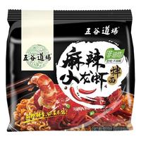 五谷道场 非油炸 麻辣小龙虾拌面 免煮速食 115g*5袋