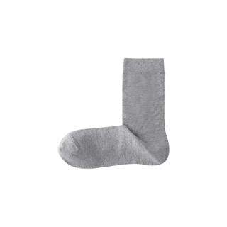 無印良品 MUJI（無印良品 ） 直角袜 5双装 均码 灰色 均码25-27cm