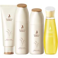 袋鼠准护肤品小麦套装洗面奶补水化妆品