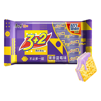 康师傅 3+2 苏打夹心饼干 果香蓝莓味 500g