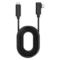 奇叶 数据线适用pico4 pro plus连接线vr link电脑quest2串流线quest3弯头5米配件usb转type-c五米