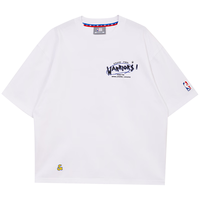 杰克·琼斯（JACK&JONES）秋季男士NBA联名勇士队潮流百搭运动圆领短袖T恤男224301009 本白色A06 常规 本白色A06 170/92A/S