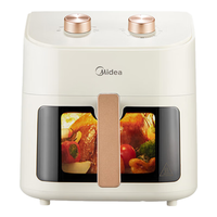 美的 可视窗口 空气炸锅  白色 7L