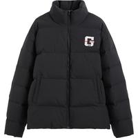 Gap男女装2024秋冬款防风防泼水刺绣logo立领羽绒服外套677674