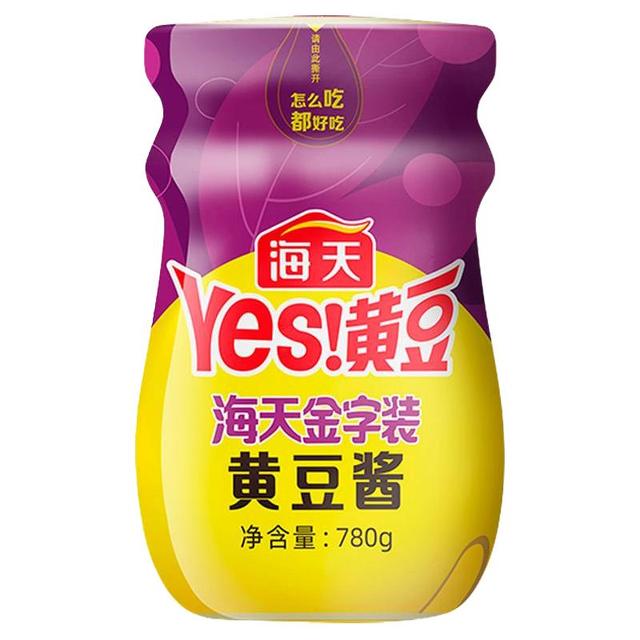 海天 金字装黄豆酱780g×1瓶东北大酱拌面蘸酱香锅豆瓣酱下饭酱