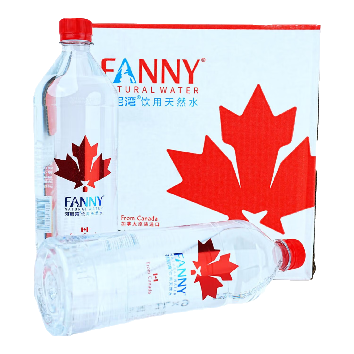 芬尼湾（FANNYBAY） 加拿大饮用天然水1L*9瓶整箱弱碱性桶装家庭婴儿矿泉水 (9瓶/箱)