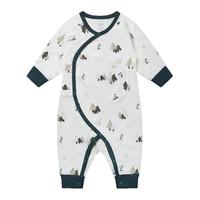 nest designs婴儿纯棉长袖哈衣连体衣包屁衣爬服婴儿衣服宝宝家居服 假日乐趣 66cm （身高58-68cm）