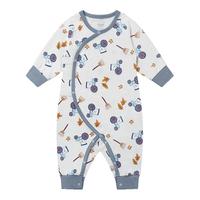 nest designs婴儿纯棉长袖哈衣连体衣包屁衣爬服婴儿衣服宝宝家居服 秋叶园 59cm （身高52-60cm）