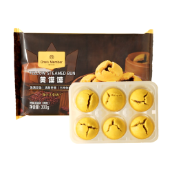 1号会员店 黄馍馍 枣泥豆馅 900g(18只) 特色西北面点