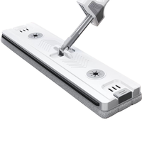 雅高免手洗拖把42CM 带刮条带两块布拖地一拖地板拖布净墩布 普通款39CM带两块布