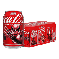可口可乐（Coca-Cola） 港版柠檬味可乐 碳酸饮料原味汽水整箱 饮料 送年货节气泡水 原味可乐 330mL*8罐 原味可乐330ml*8罐