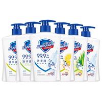 Safeguard 舒肤佳 健康抑菌洗手液套装 (纯白清香型420ml*2+300ml+柠檬清新型420ml*2+芦荟柔肤呵护型420ml*2)