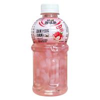 趣味多（QWD） 荔枝果汁含椰果320ml*6瓶 泰国果肉果汁饮料休闲饮品 荔枝果汁（6瓶）