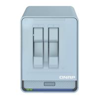 QNAP 威联通 QMiroPlus-201W 三频2200M 家用千兆Mesh无线路由器 Wi-Fi 5 单个装 蓝色