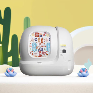 PETKIT小佩智能猫砂盆全自动猫厕所MAX2自动猫砂盆电动铲屎机全封闭式 小佩猫厕所门帘双面款小猫/小鱼