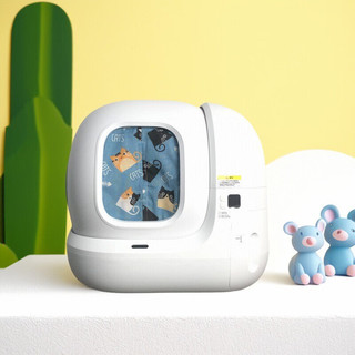 PETKIT小佩智能猫砂盆全自动猫厕所MAX2自动猫砂盆电动铲屎机全封闭式 小佩猫厕所门帘双面款小猫/小鱼