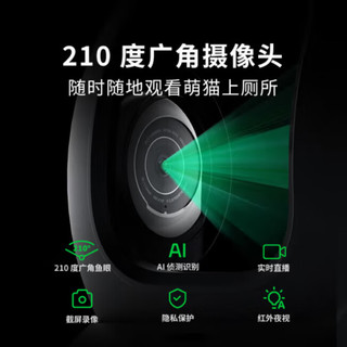 PETKIT小佩智能猫砂盆全自动猫厕所MAX2自动猫砂盆电动铲屎机全封闭式 猫砂盆max pro可视版